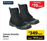 Bata Industries Canvas Security Boots-Per Pair