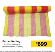Barrier Netting 1m x 50m