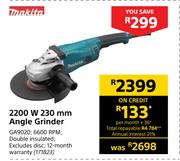 Makita 2200W 230mm Angle Grinder