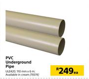PVC Underground Pipe-Each