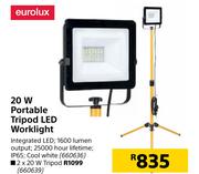 Eurolux 20W Portable Tripod LED Worklight
