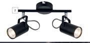 Bright Star Lighting Black Spotlight 2 Light