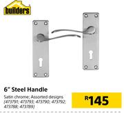Builders 6" Steel Handle