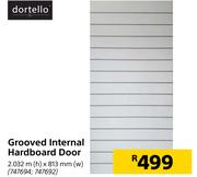 Dortello Grooved Internal Hardboard Door