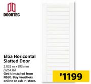 Doortec Elba Horizontal Slatted Door