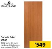 Swartland Sapele Print Door