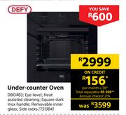 Defy Under Counter Oven DBO483