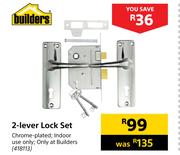 Builders 2 Lever Lock Set