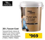 Fired Earth Tuscan Coat-20 L