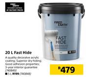 Fired Earth Fast Hide-20 L