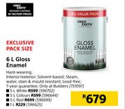 Fired Earth Gloss Enamel (White)-5 L
