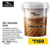 Fired Earth Granular Coat-20 L