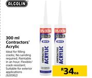 Alcolin Contractor's Acrylic-300 ml Each