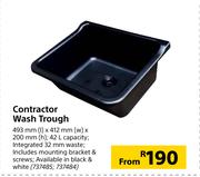 Contractor Wash Trough 493 mm (l) x 412 mm (W) x 200 mm (H)
