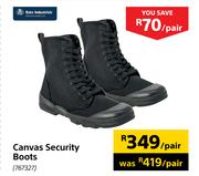 Bats Industries Canvas Security Boots-Per Pair