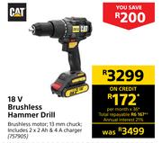 Cat 18V Brushless Hammer Drill