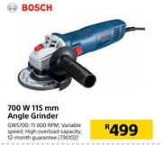 Bosch 700 W 115 mm Angle Grinder GWS700