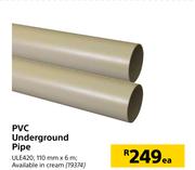 PVC Underground Pipe-Each
