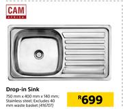 Cam Africa Drop In Sink