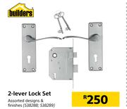 Builders 2 Lever Lock Set