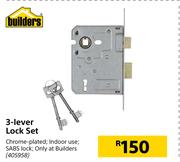 Builders 3 Lever Lock Set
