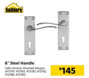 Builders 6" Steel Handle