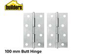 Builders 100 Butt Hinge Brass