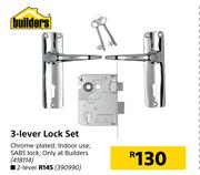 Builders 3 Lever Lock Set