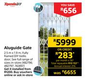 Xpanda Diy Aluglide Gate-2.5m x 1.9m