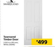 Swartland Townsend Timber Door-2032m x 813mm