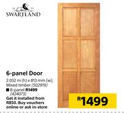 Swartland 6 Panel Door-2032m (h) x 813mm (w)