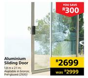 Aluminium Sliding Door-1.8m x 2.1m