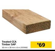 Treated CCA Timber SAP 38mm x 38mm x 6m