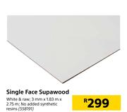 Single Face Supawood 