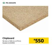 PG Bison Chipboard-16mm x 1.83m x 2.75m