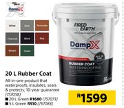 Fired Earth Damp-X Rubber Coat-20L
