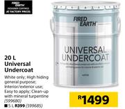 Fired Earth Universal Undercoat-20L