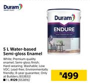 Duram Water Based Semi Gloss Enamel-5L
