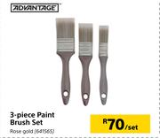 Advantage 3 Piece Paint Brush Set (Rose Gold)-Per Set