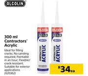 Alcolin Contractor's Acrylic-300ml Each
