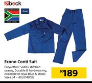 Beck Econo Conti Suit