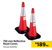 750mm Reflective Road Cones (Orange)-Each