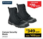 Bata Industries Canvas Security Boots-Per Pair