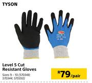 Tyson Level 5 Cut Resistant Gloves-Per Pair