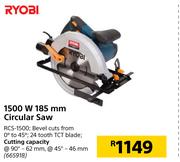 Ryobi 1500 W 185 mm Circular Saw RSC-1500