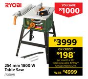 Ryobi 254 mm 1800 W Table Saw