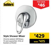 Builders Style Shower Mixer