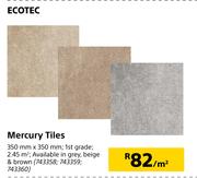 Ecotec Mercury Tile 350mm x 300mm-Per Sqm