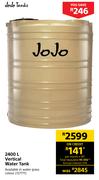 Jo Jo Tanks 2400 L Vertical Water Tank