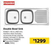 Franke Double Bowl Sink PLN621